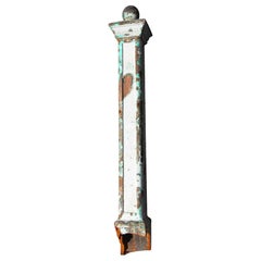 1900s Simple Design Cast Iron Newel Post