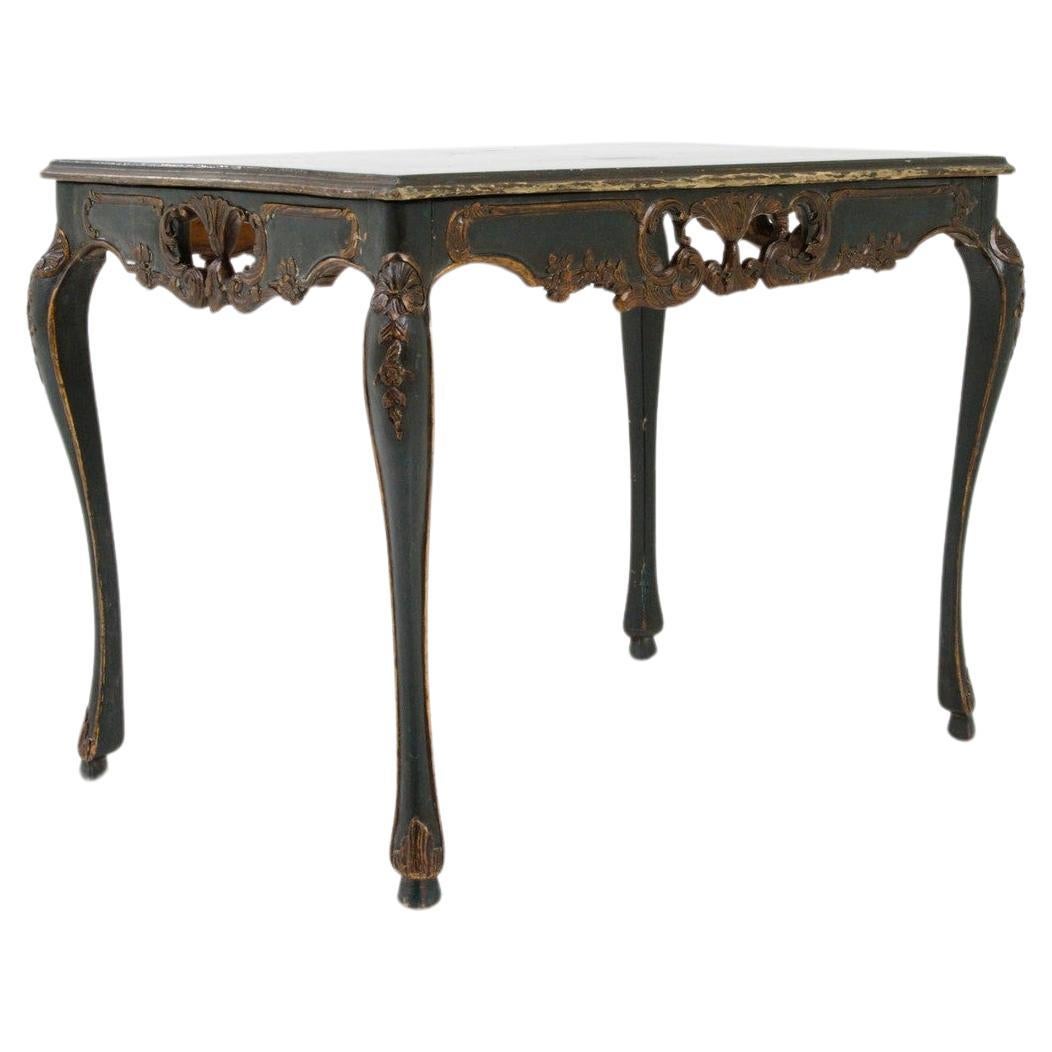 Table d'appoint en bois espagnole des années 1900