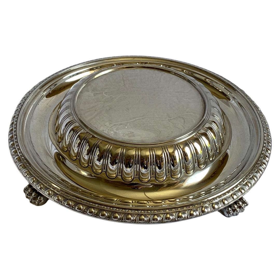 American 1900s, Sterling Silver Serving Bowl on Removable Base For Sale