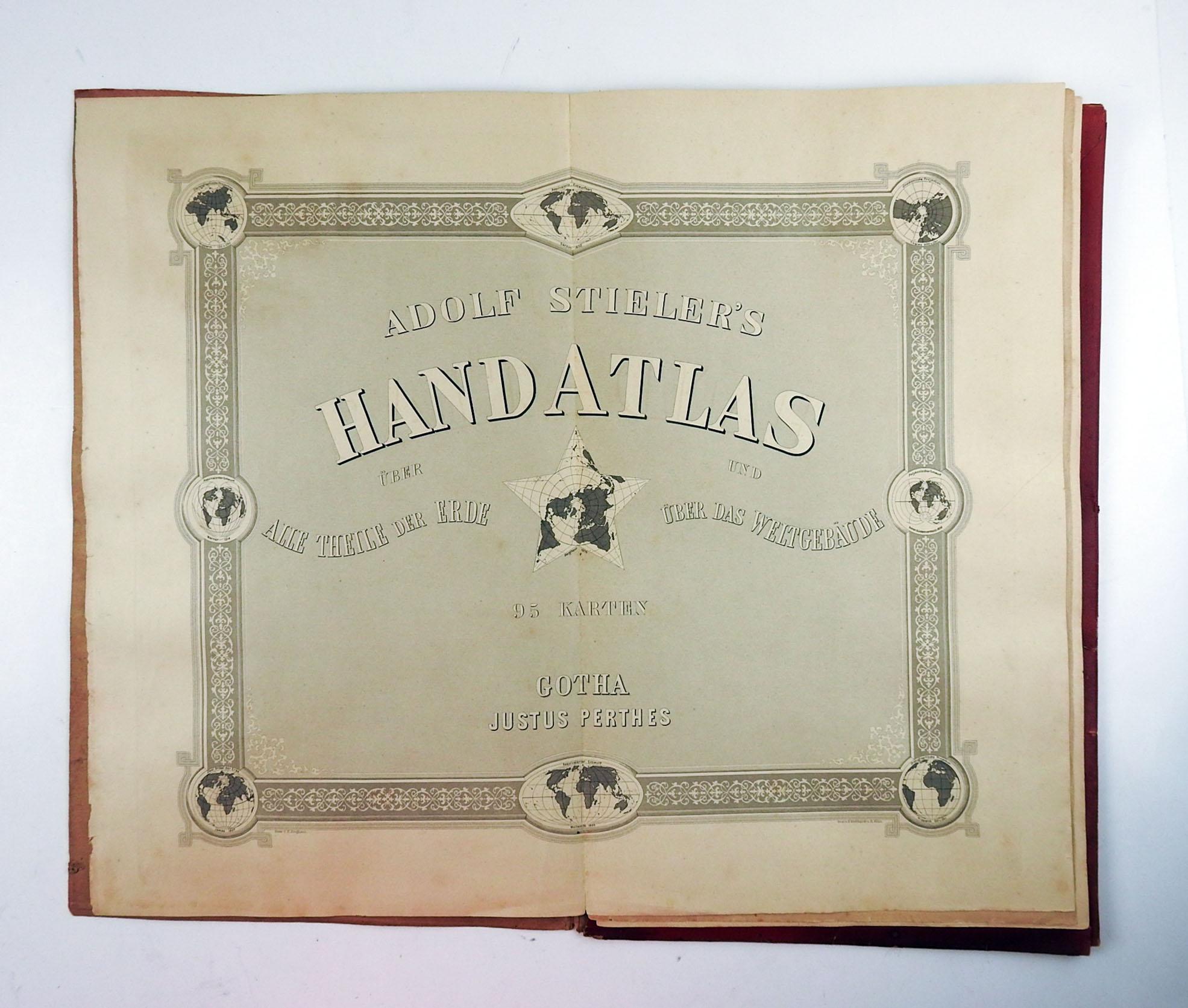 Stielers Hand Atlas 100 Karten, 1900er Jahre (Viktorianisch) im Angebot