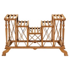 1900s Swedish Three-Tiered Wooden Flower Display Stand in the Style of Eiffel