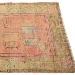 zbek Samarkand Bildteppich-8'10'' X 5'8'', 1900er Jahre