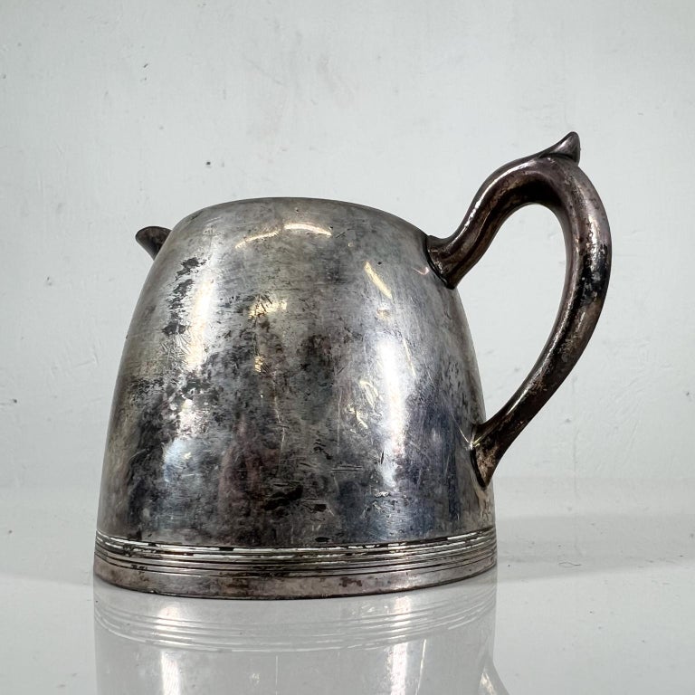 1900s Victorian Silverplated WR Creamer William Rogers Silver New York