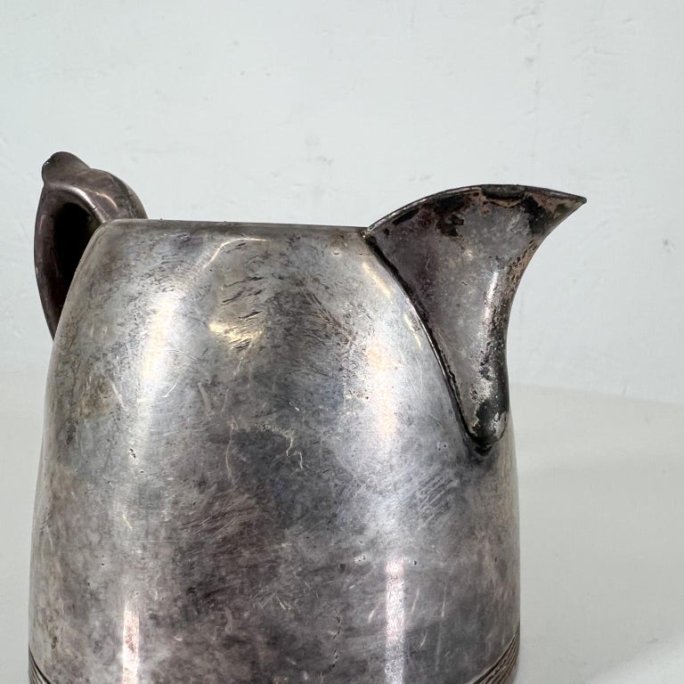 1900s Victorian Silverplated WR Creamer William Rogers Silver New York