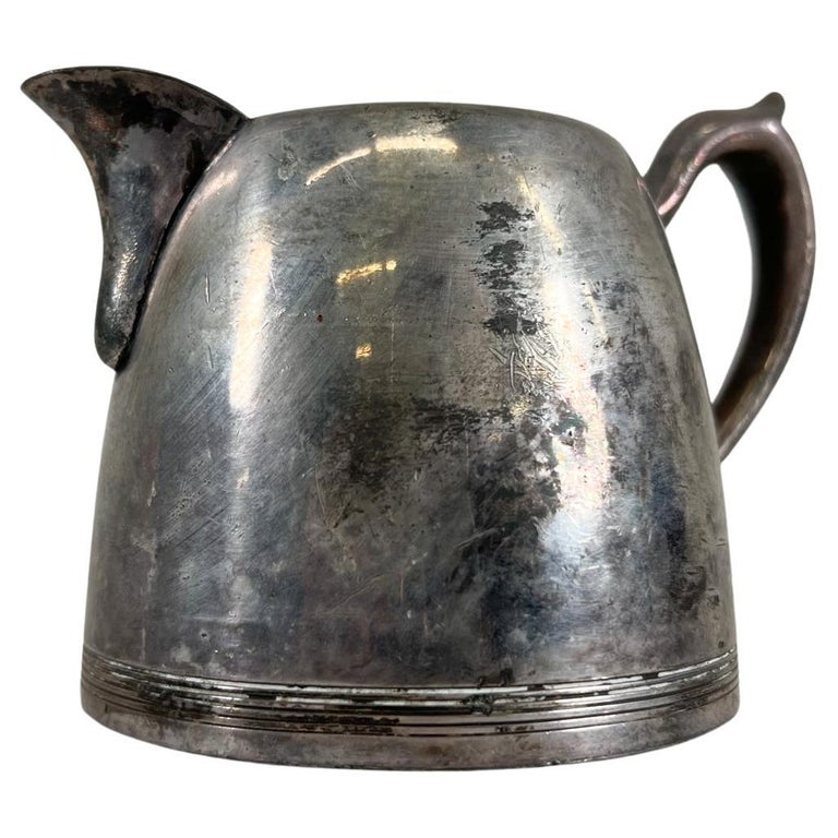 1900s Victorian Silverplated WR Creamer William Rogers Silver New York