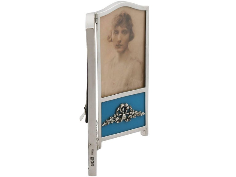 1900s Victorian Sterling Silver Double Photograph Frame at 1stDibs