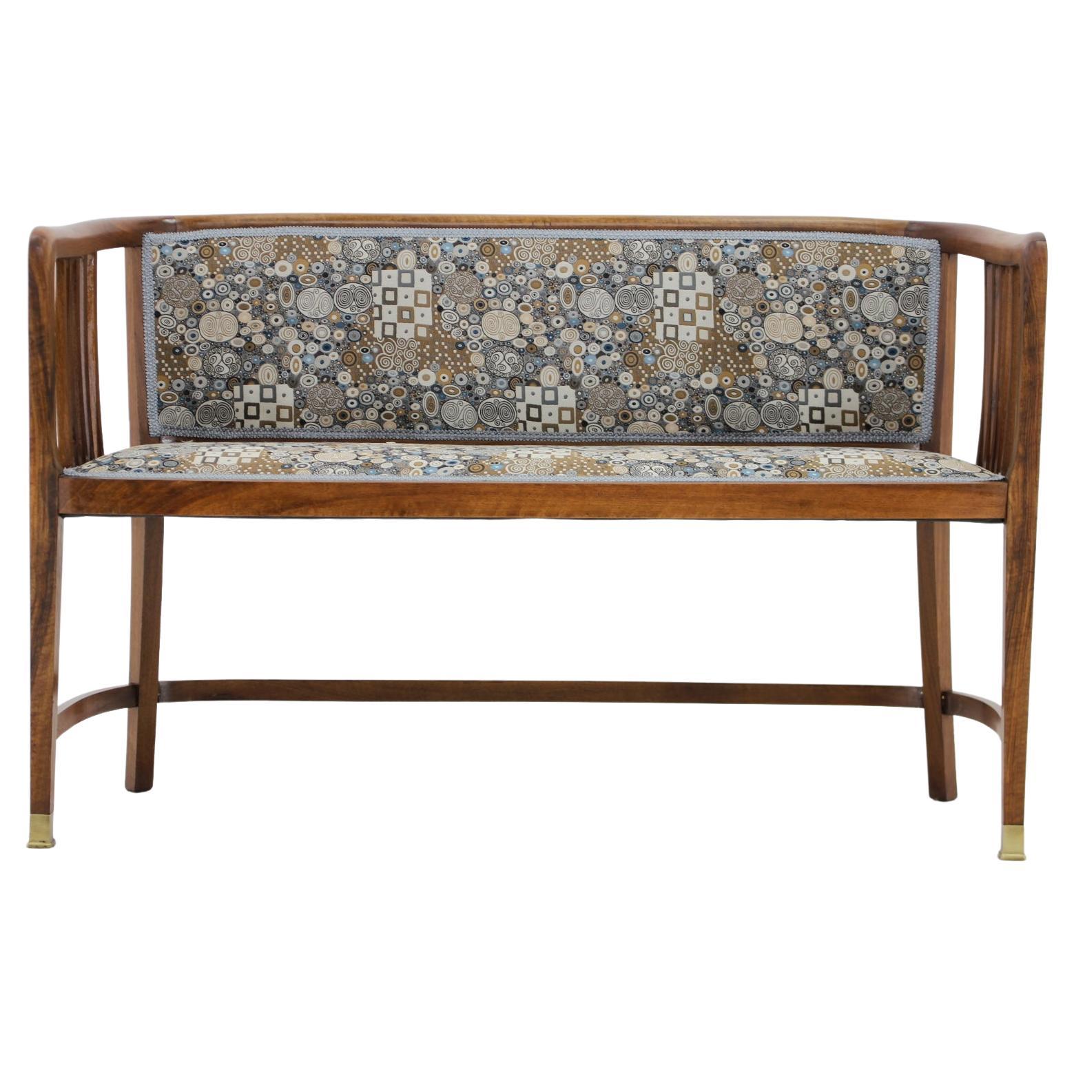 1900s Viennese Secession Sofa in the Style of Josef Maria Olbrich For Sale
