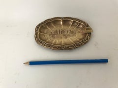 Italienischer Aschenbecher aus Messing aus Acqua Minerale Fonti Nuove San Pellegrino, 1900er Jahre, Vintage