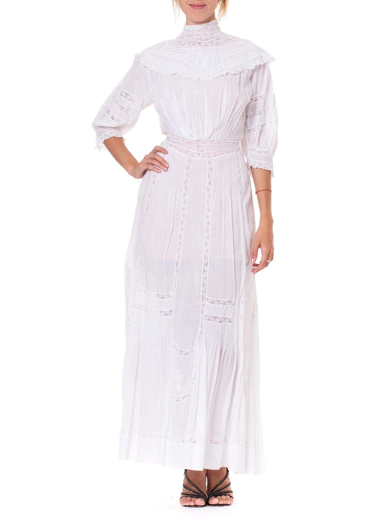 1900s white dress