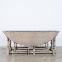 Table Gateleg En Bois Des Années 1900