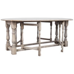 1900s Wooden Gateleg Table