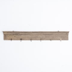 1900s Wooden Wall Coat Rack