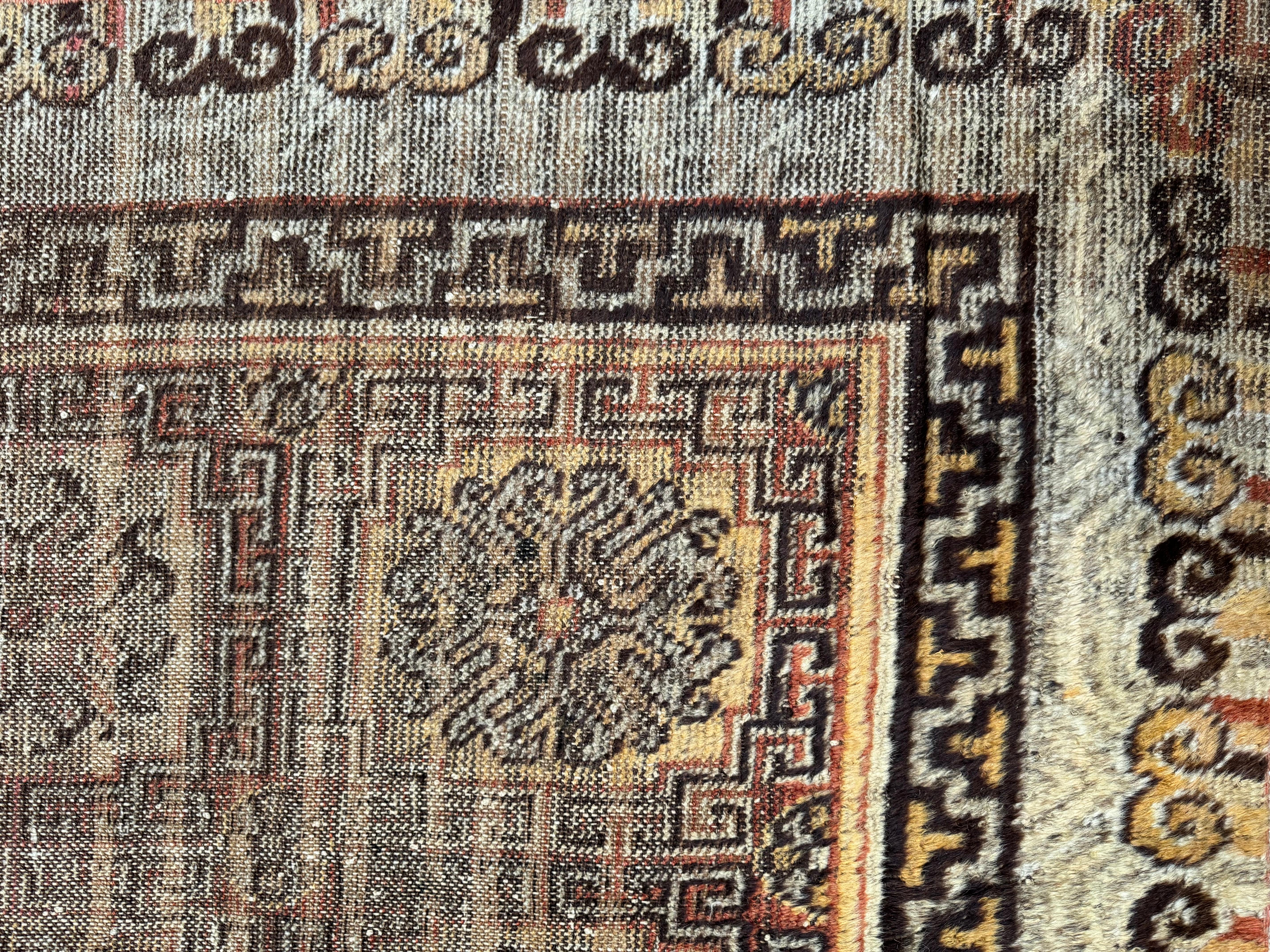 Antiker Samarkand-Teppich aus dem 1900er Jahrhundert 9.2