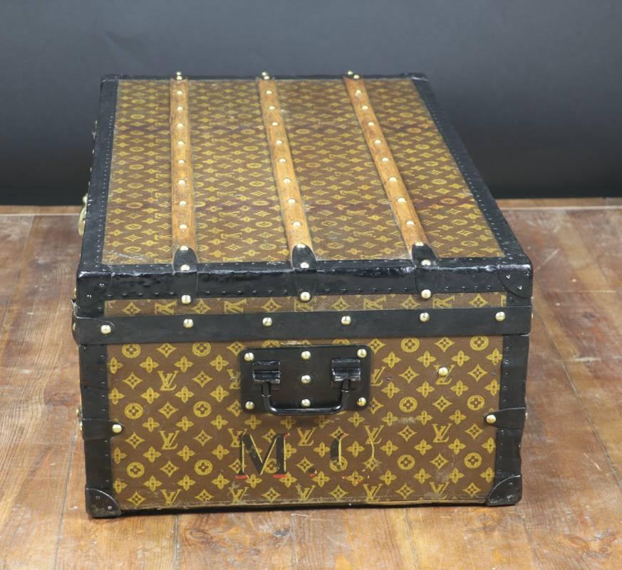 Early 20th Century 1901-1909, Louis Vuitton Monogram Cabin Trunk