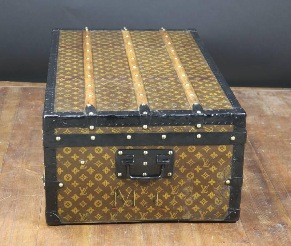 1901-1909, Louis Vuitton Monogram Cabin Trunk 3