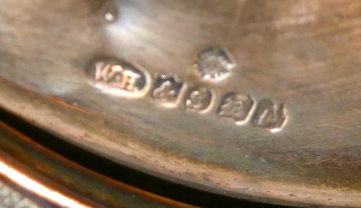 1901 Art Nouveau Cricket Trophy Shield, by Walker Hall and Sons For Sale 12