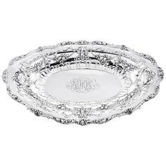 Antique 1901 Sterling Breadbasket