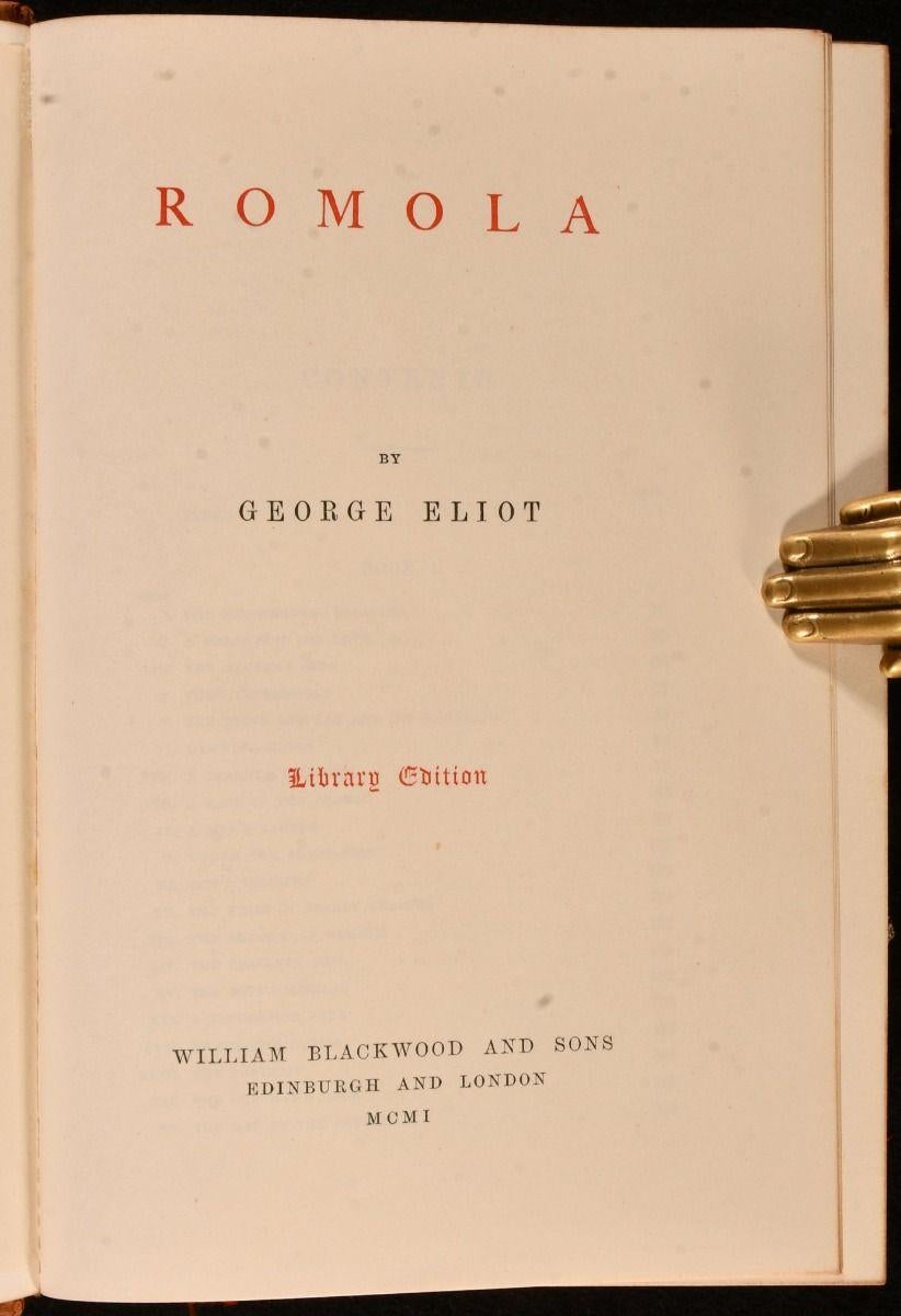 1901 Works of George Eliot 1