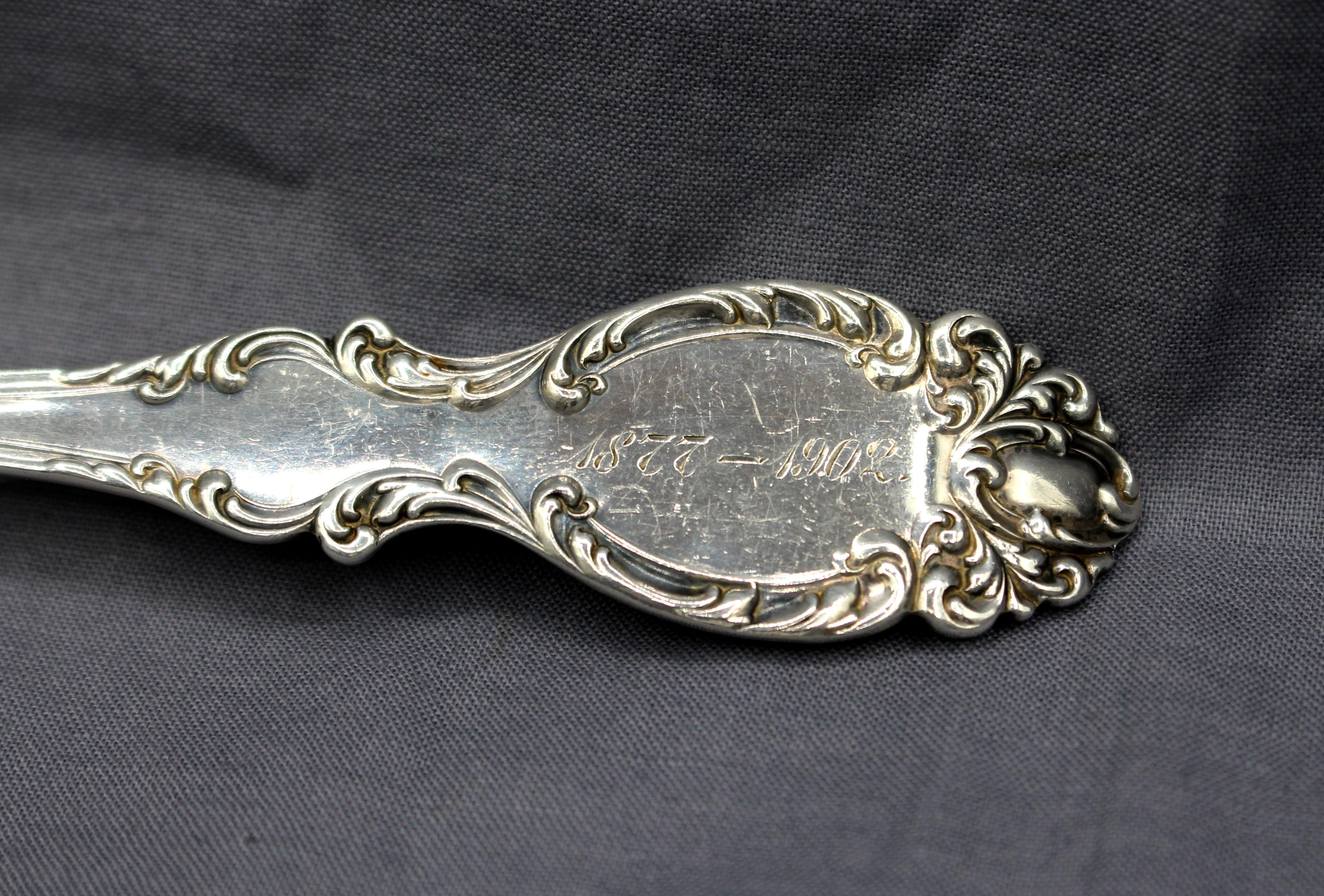Early 20th Century 1902 American Sterling Silver Pie Server by Wallace