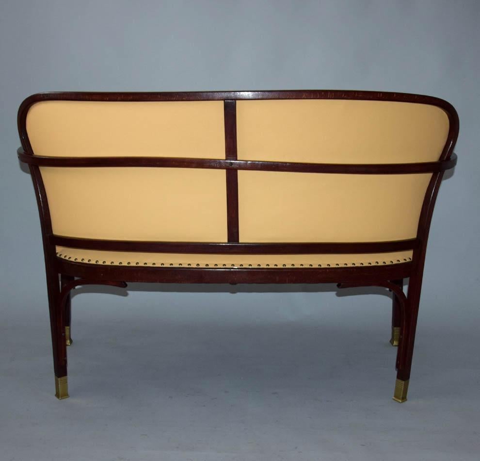 Ensemble de canapés anciens Kohn n° 717, conçu par Gustav Siegel, 1902 en vente 5