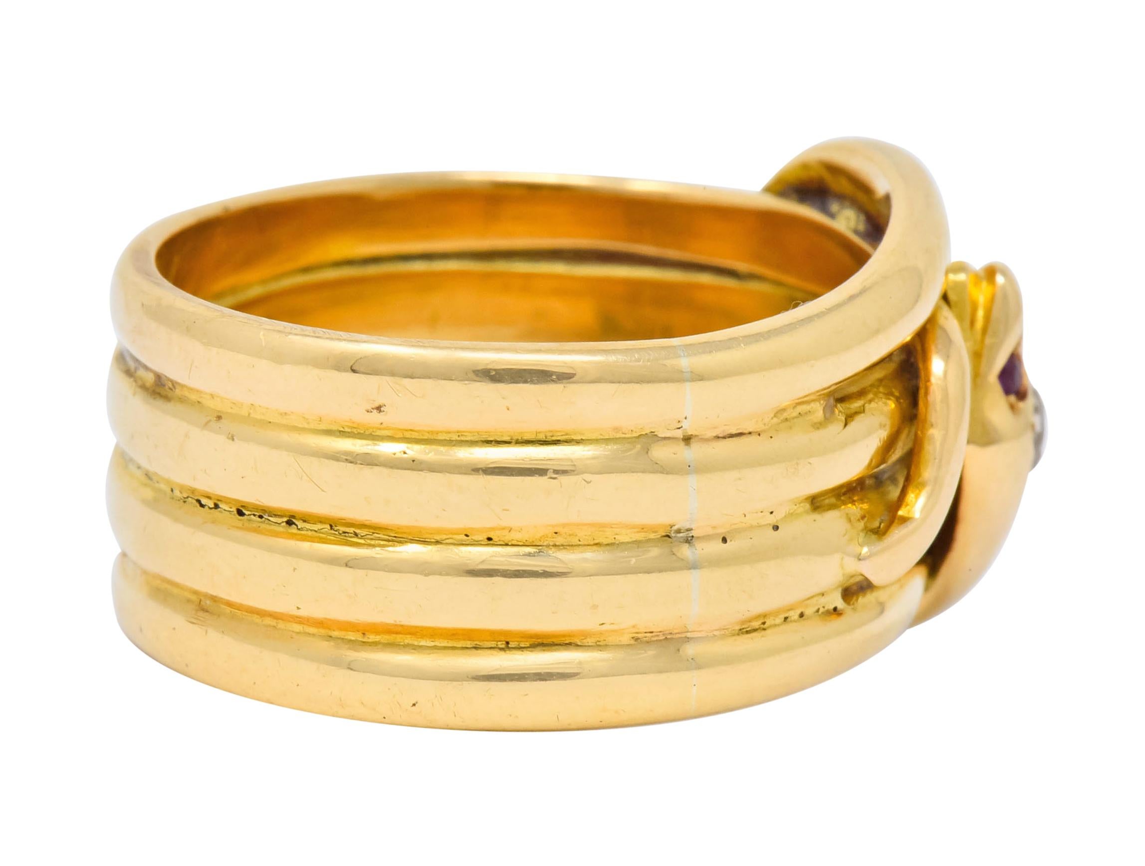 1902 18k gold ring