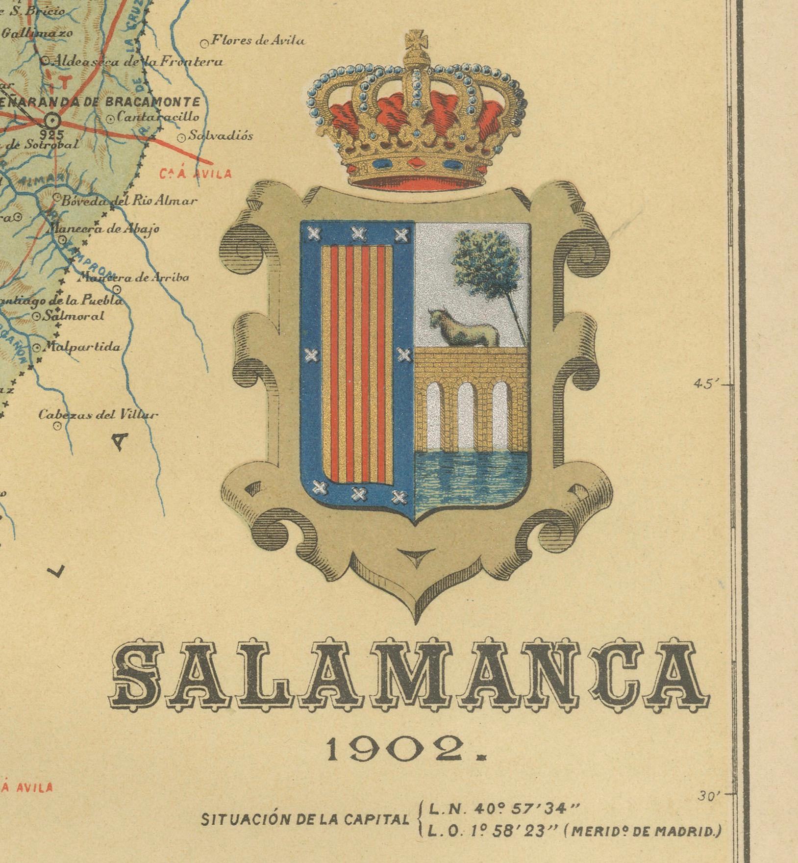 spain map salamanca