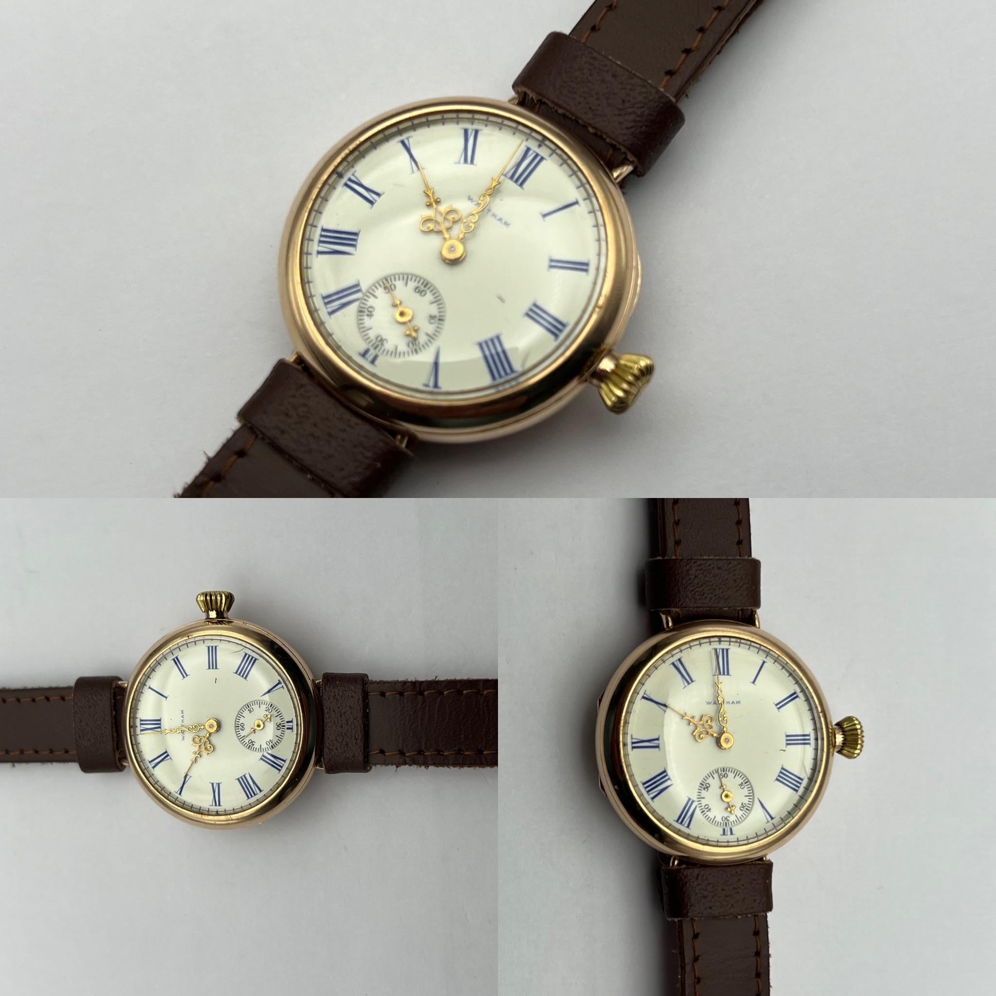 What an incredible offering. How about an English Waltham Trench Watch with a rare 