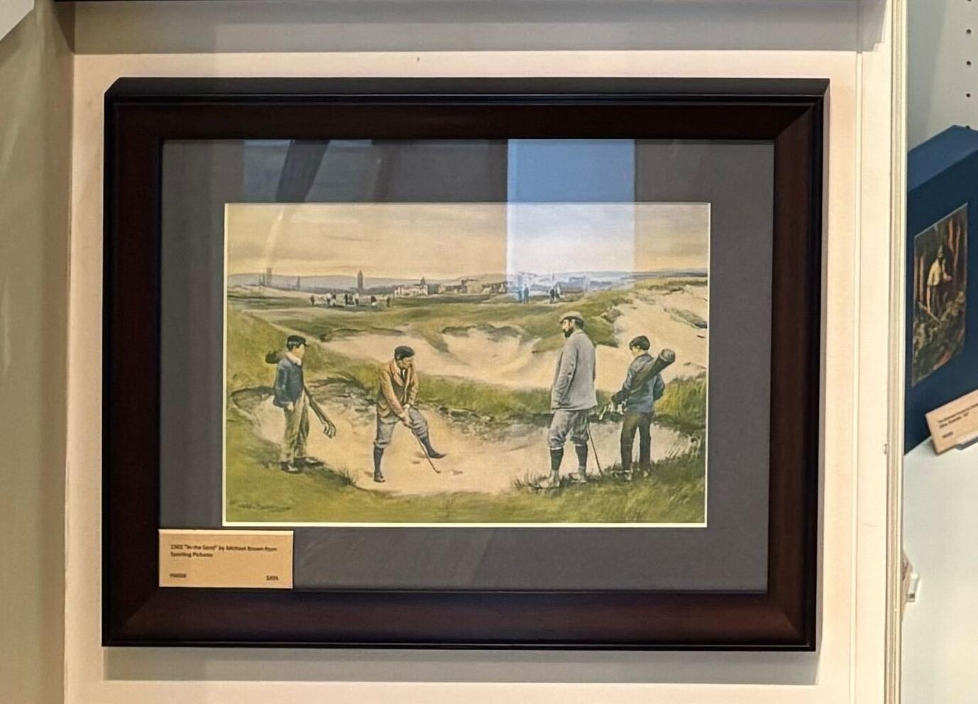 1902 „In the Sand“ Fotogravur von James Michael Brown aus Sporting Pictures im Angebot 2