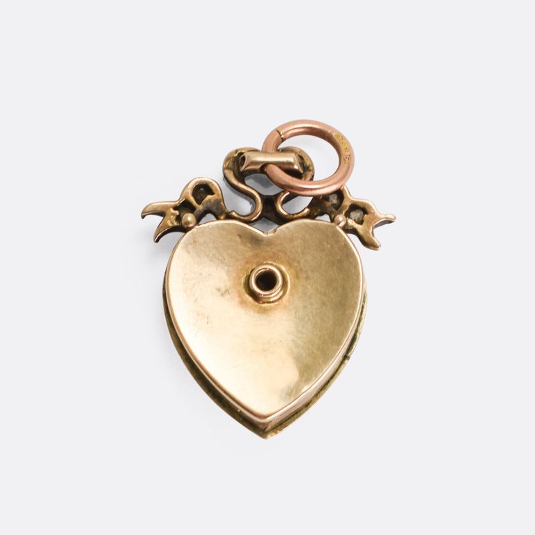 1902 King Edward VII Guilloché Enamel Royal Coronation "E" Pendant