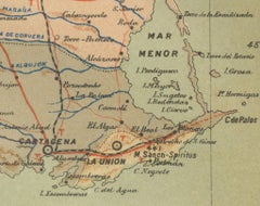1902 Murcia: A Cartographic Snapshot of Spain's Southeastern Province