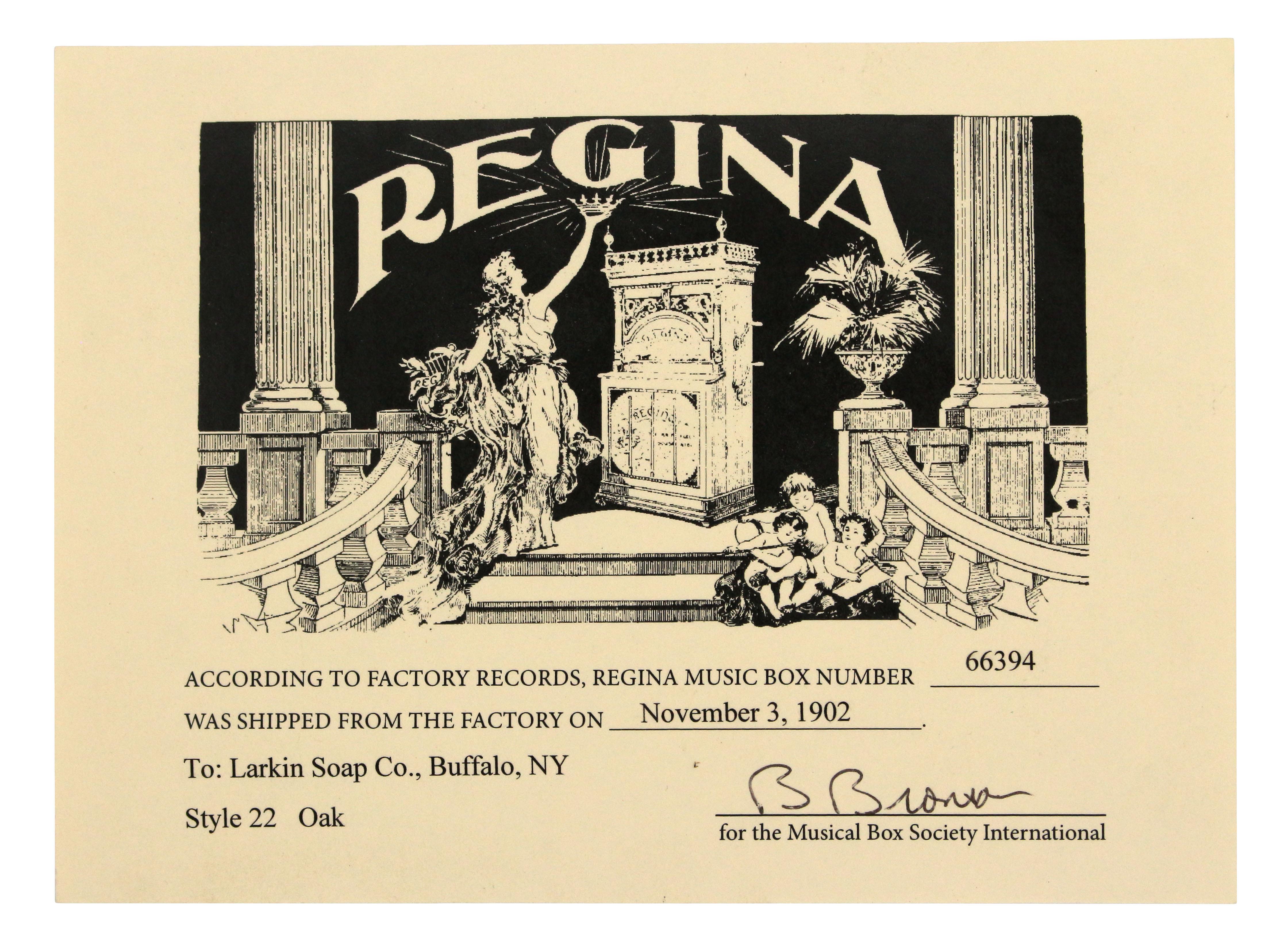 Boîte à musique Regina 1902 en vente 5