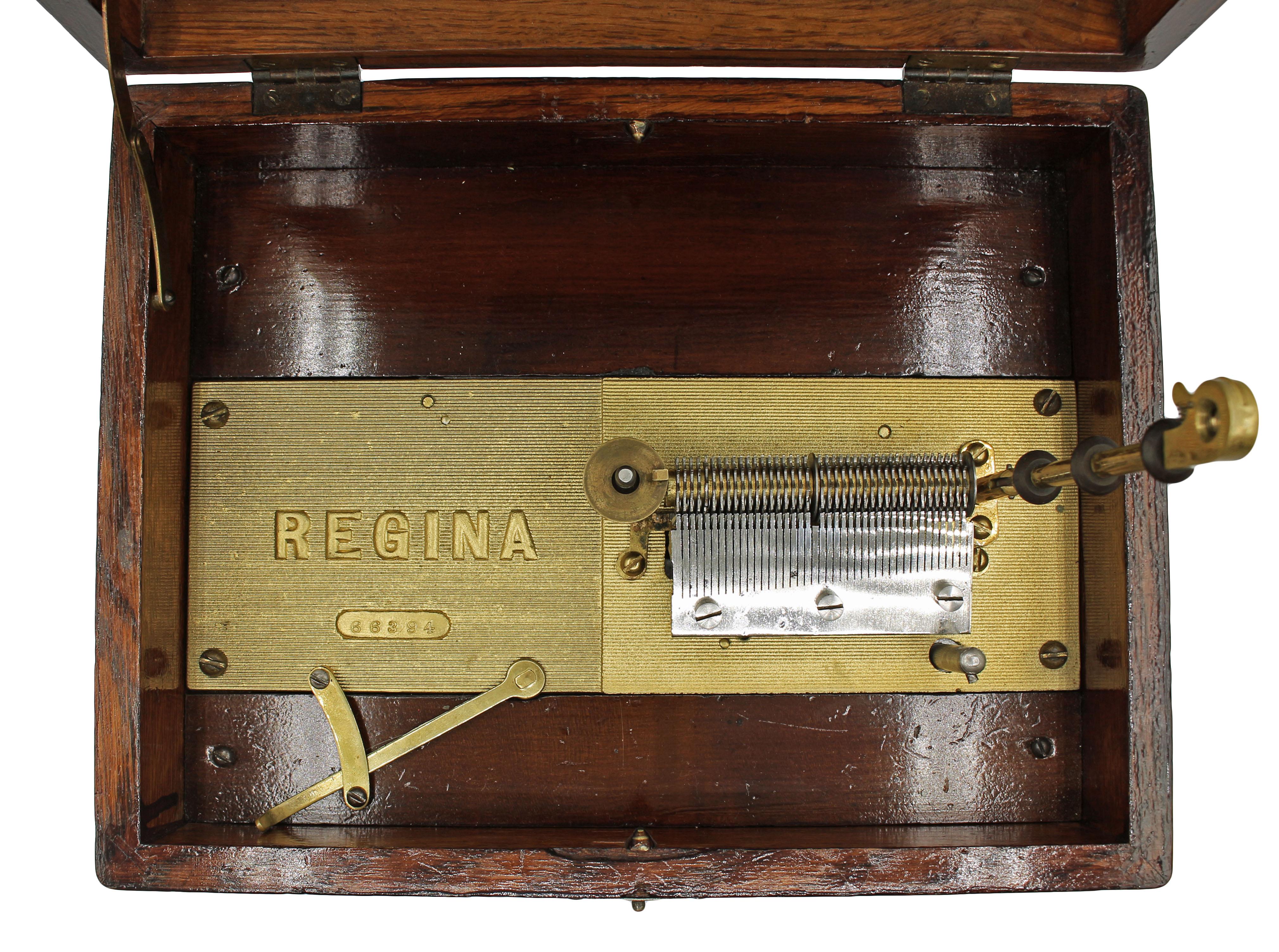 regina upright music box