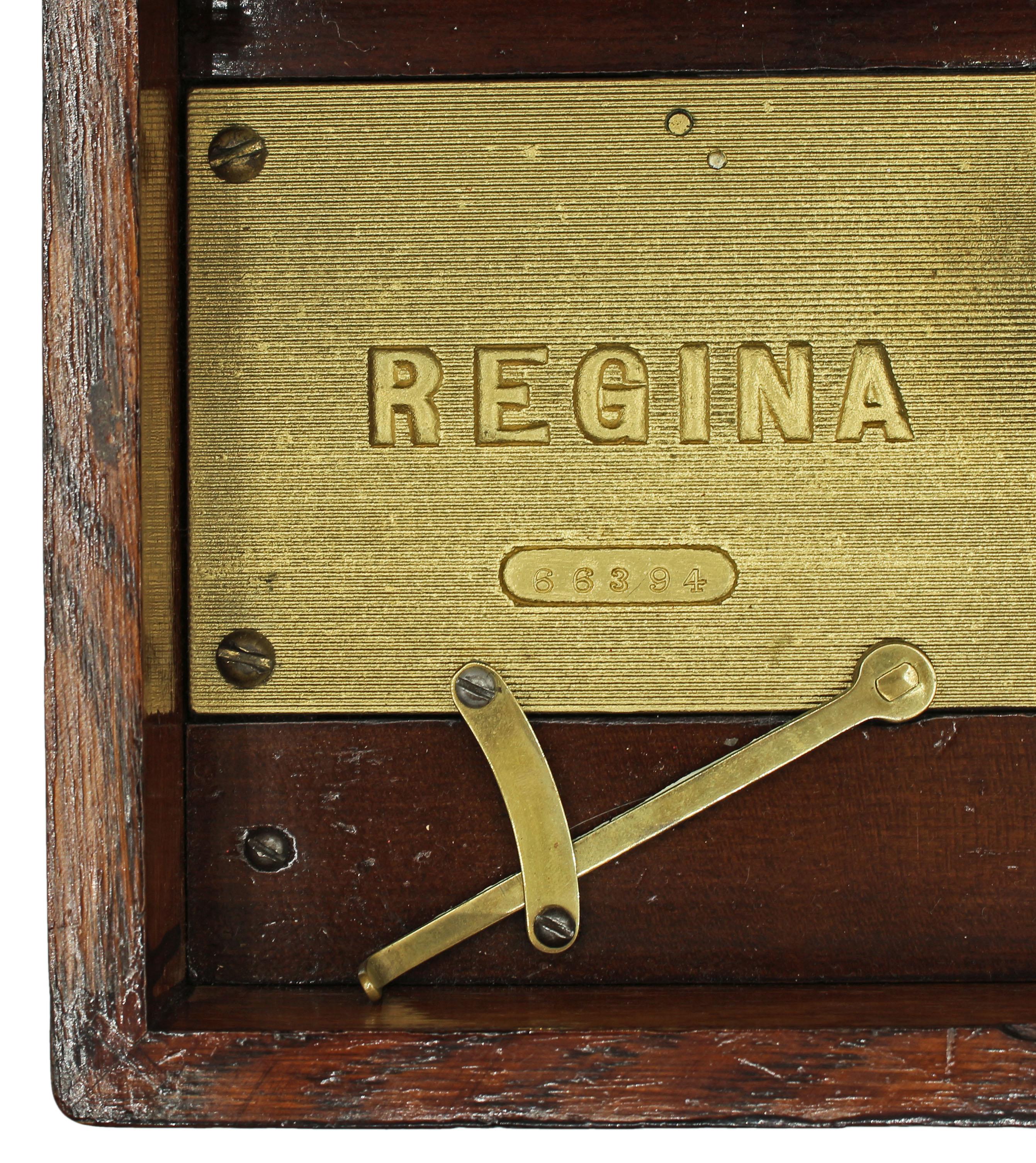 regina upright music box