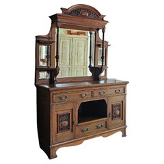 1903 Shapland & Petter Englisches Eichenholz-Buffet aus Eiche