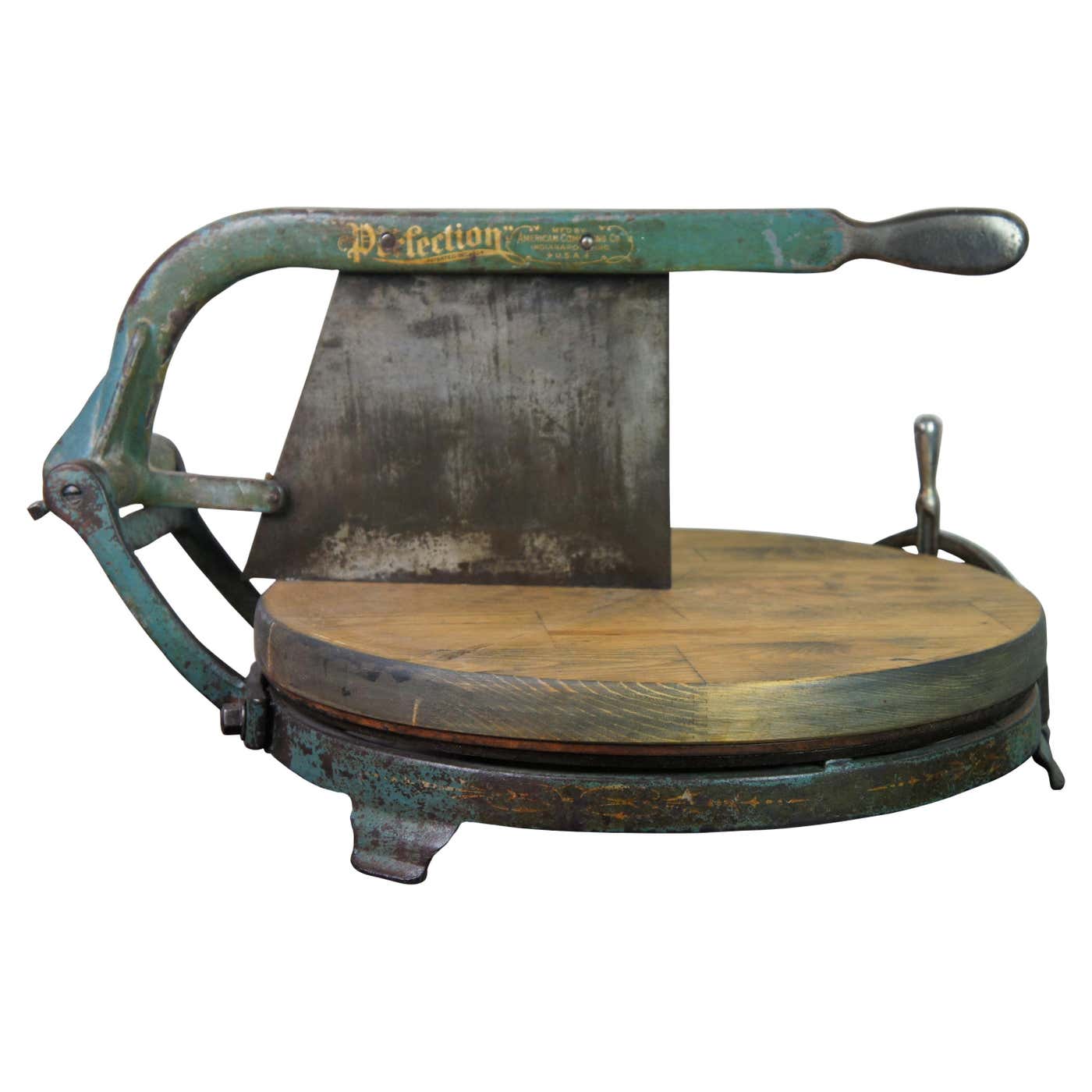 1904 Antique American Computing Co Perfection Cheese Wheel Cutter ...