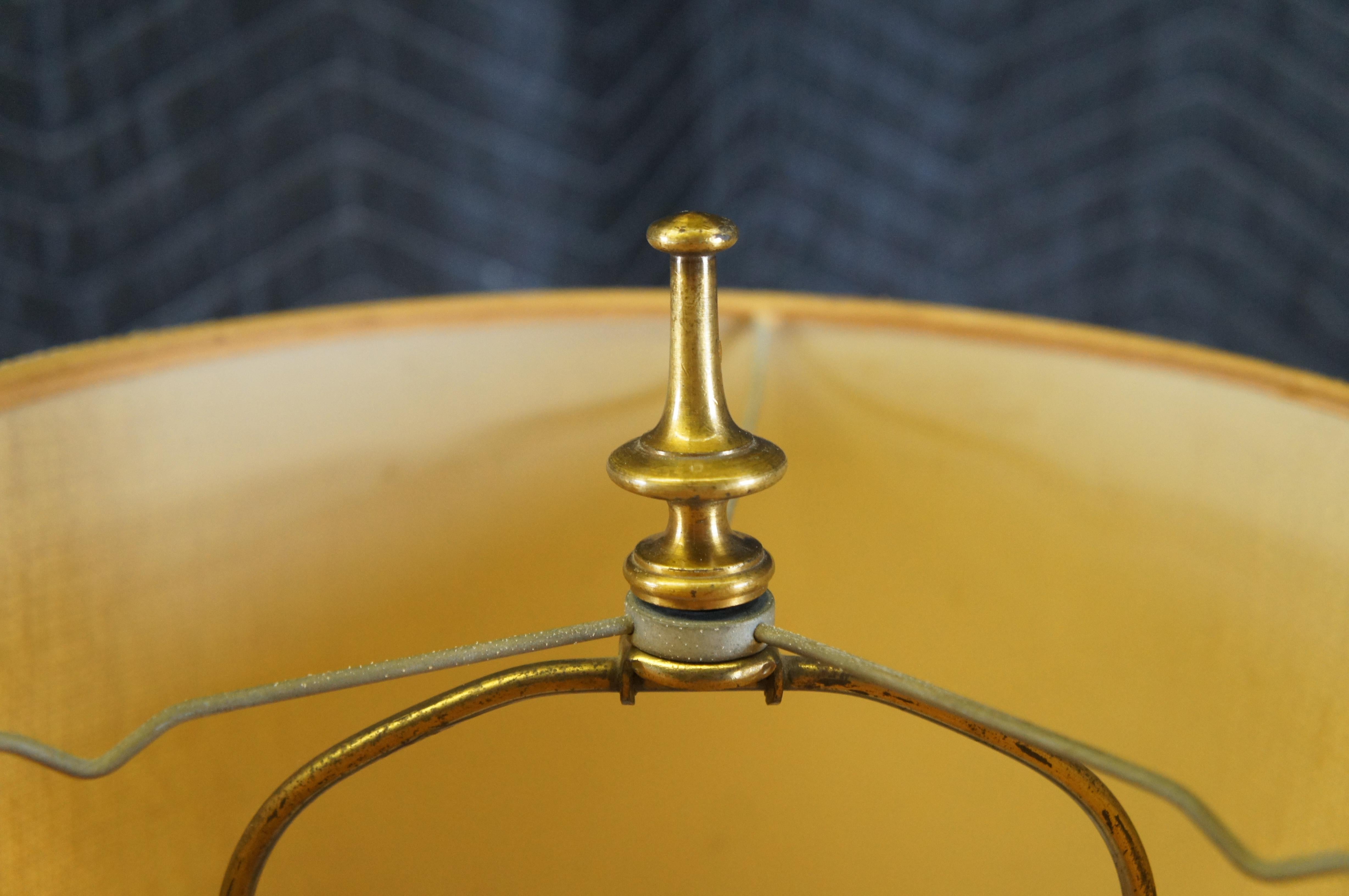 1904 Antiguo candelabro de latón Western Electric transformado en lámpara de teléfono Latón en venta