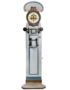 1904 Mills Owl Strength Tester, Floor Standing Arcade Machine