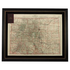 1904 "Nell's Topographical Map of the State of Colorado"