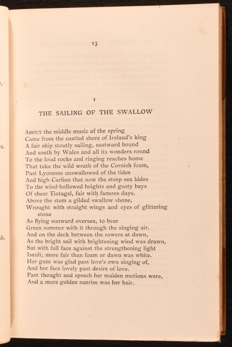 Début du 20ème siècle 1904 Les poèmes d'Algernon Charles Swinburne en vente