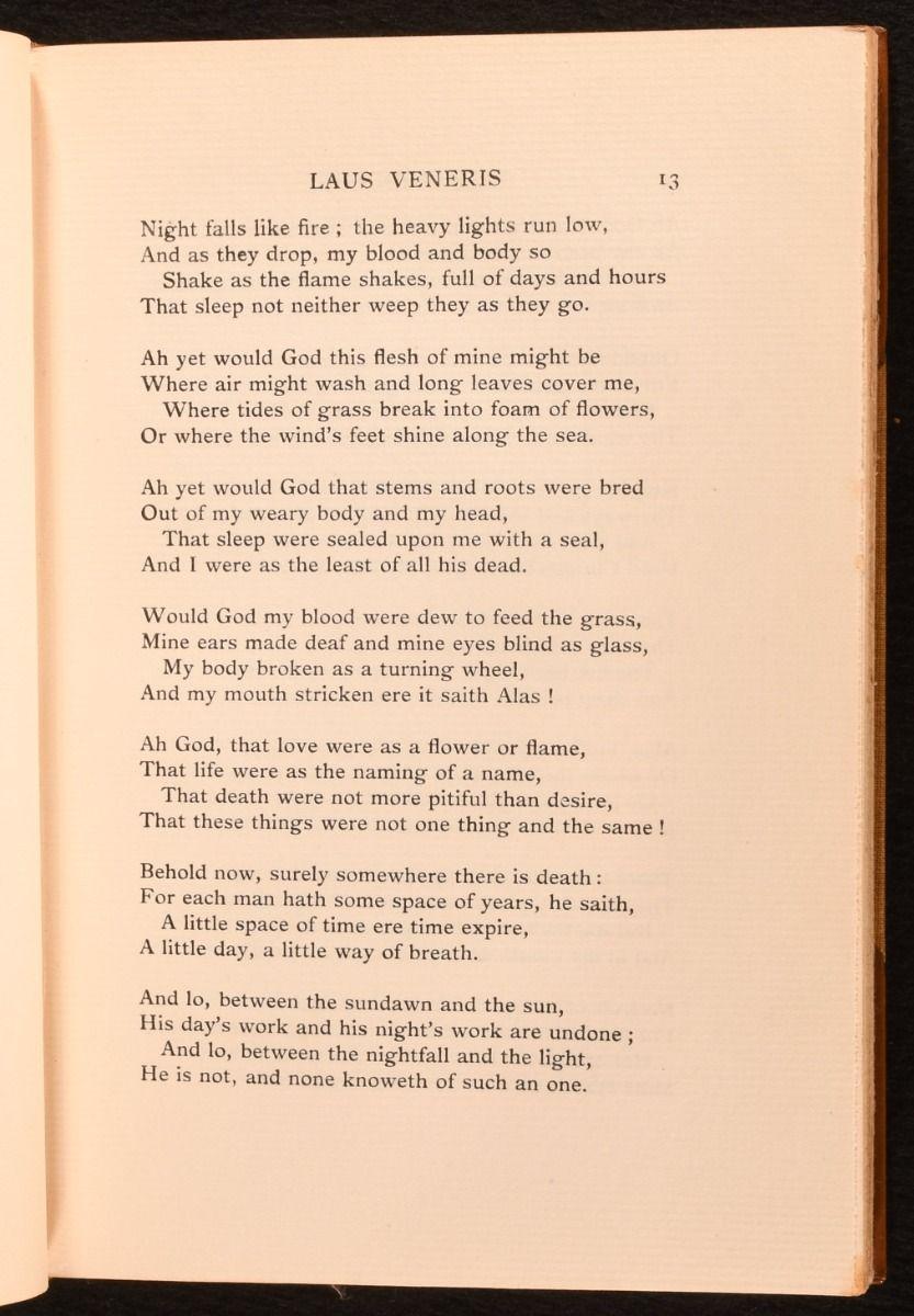 1904 Les poèmes d'Algernon Charles Swinburne en vente 1
