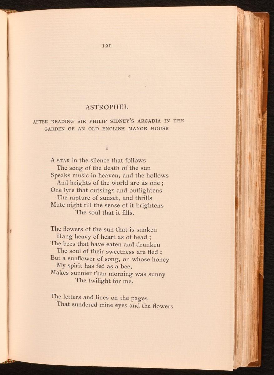 1904 Les poèmes d'Algernon Charles Swinburne en vente 3