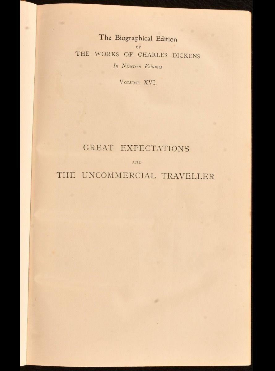 Britannique 1905-1906 The Biographical Edition of the Works of Charles Dickens (Édition biographique des œuvres de Charles Dickens) en vente