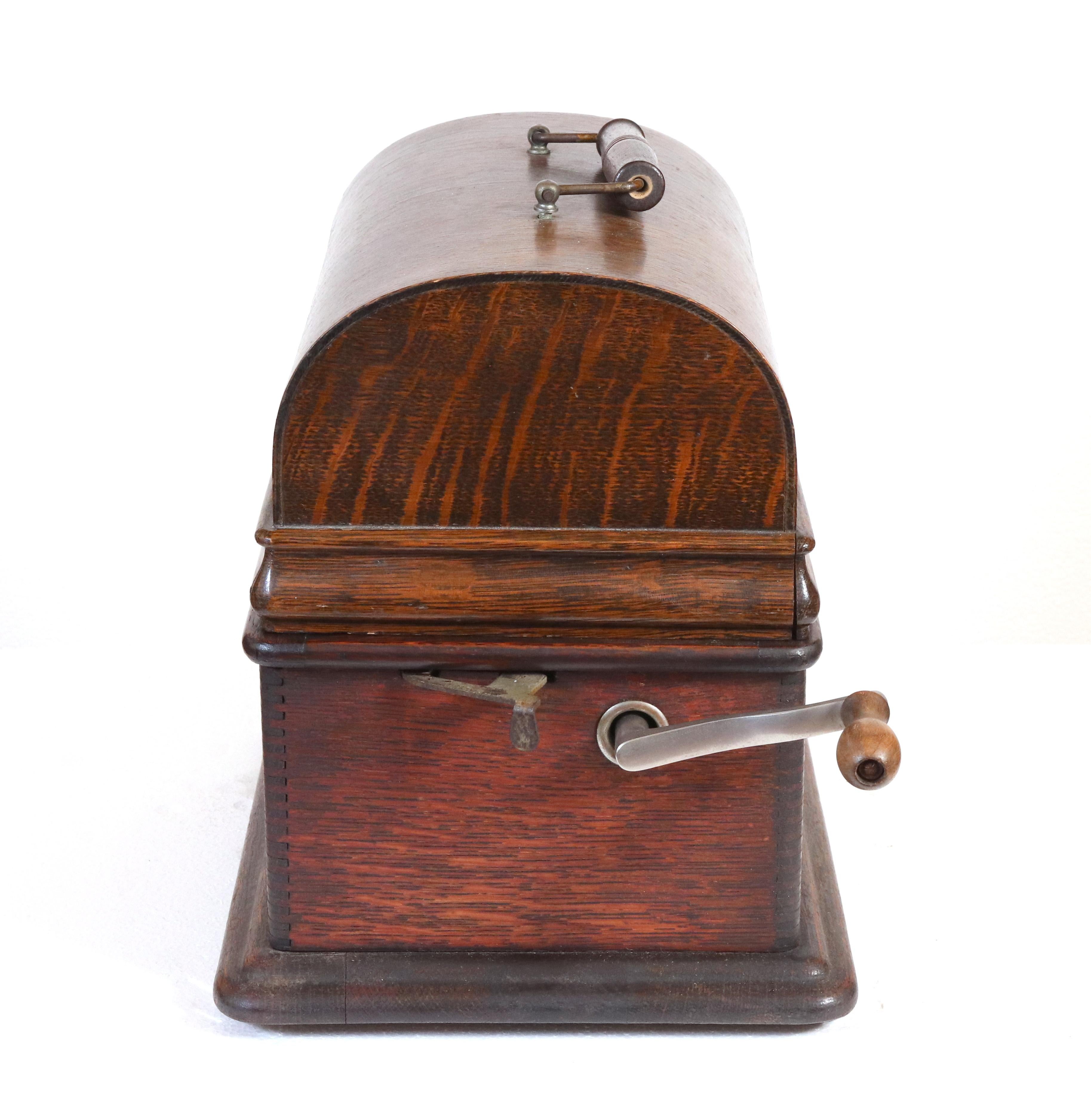 1905 Antiguo fonógrafo estándar Thomas Edison 7