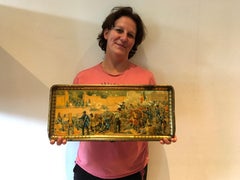 Antique Tray Chocolate Michiels- 1905 - 75 years Independence Belgium