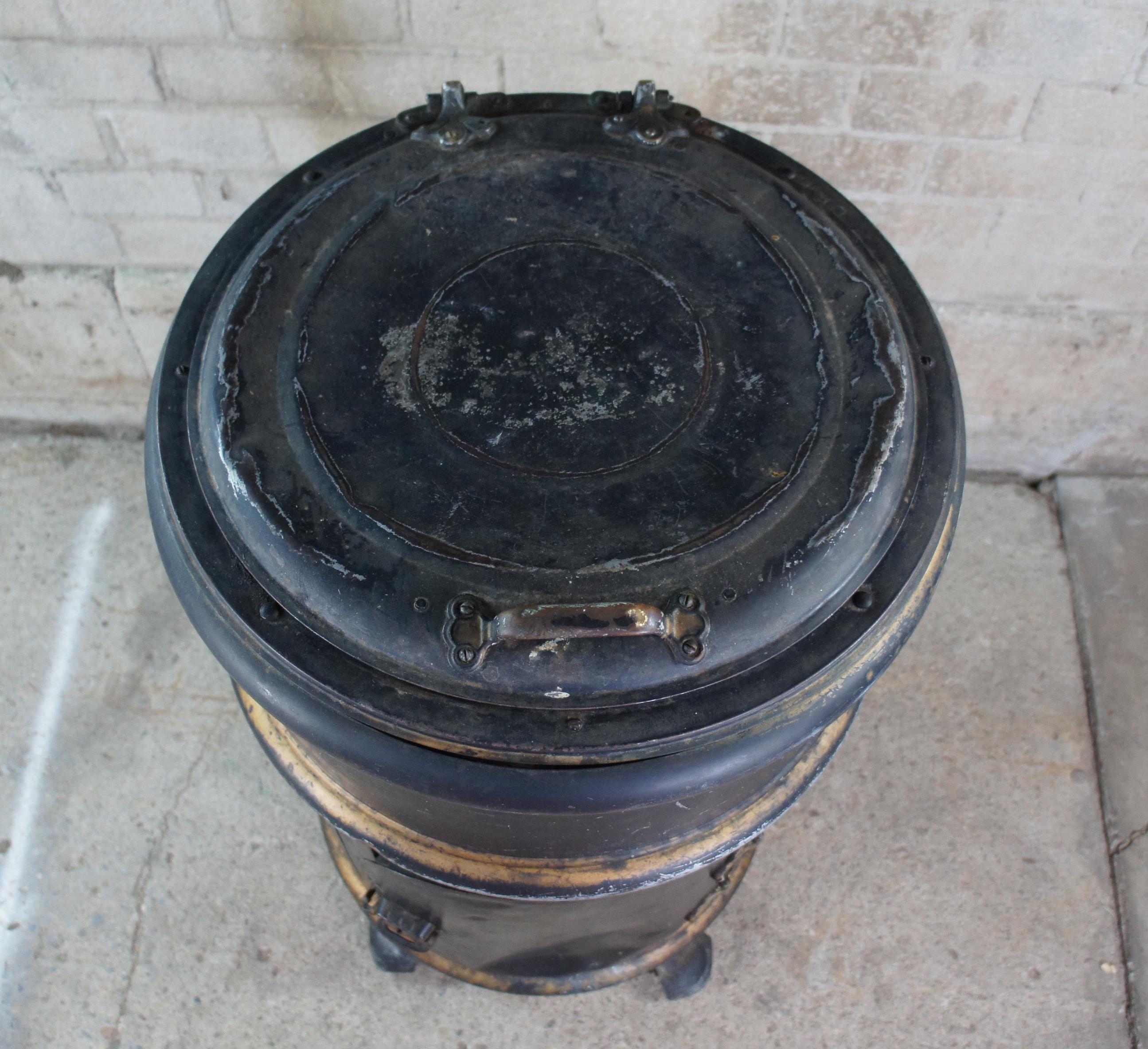 old ice box refrigerator