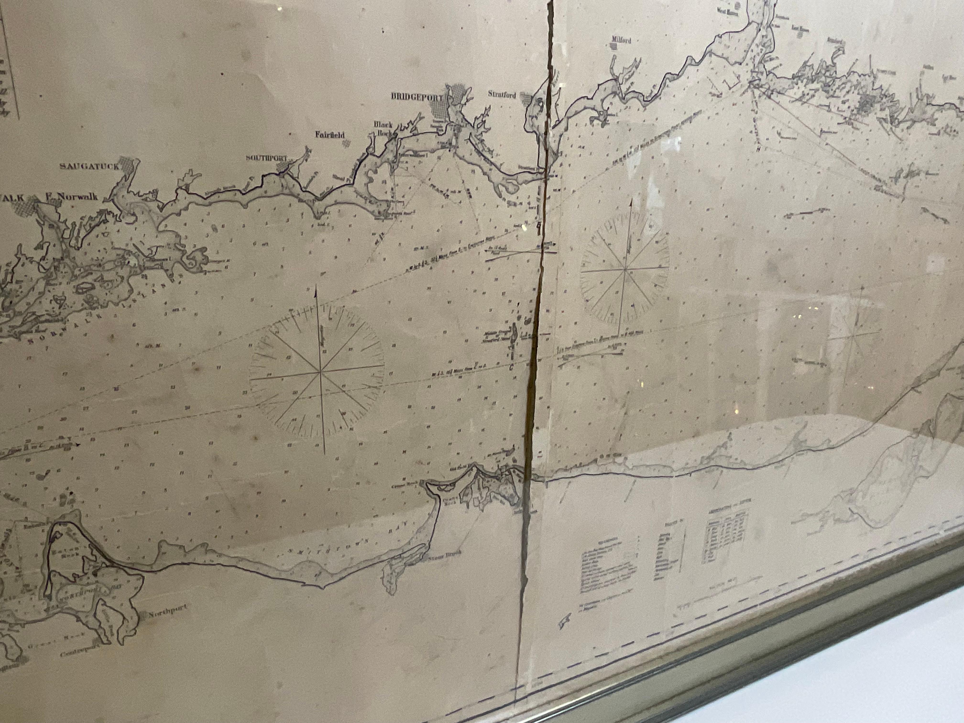 1905 Charte des Long Island Sound von Eldridge im Angebot 4