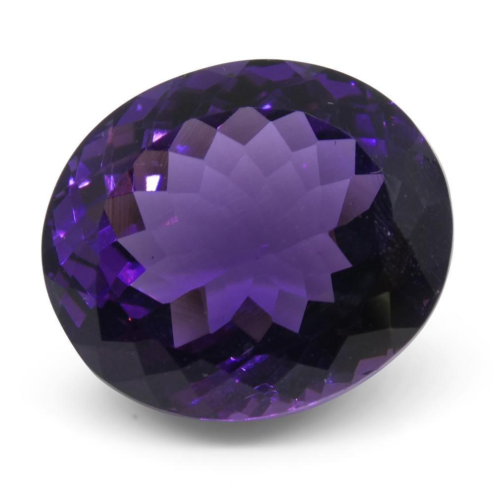 19.05 ct Oval Amethyst In New Condition For Sale In Toronto, Ontario