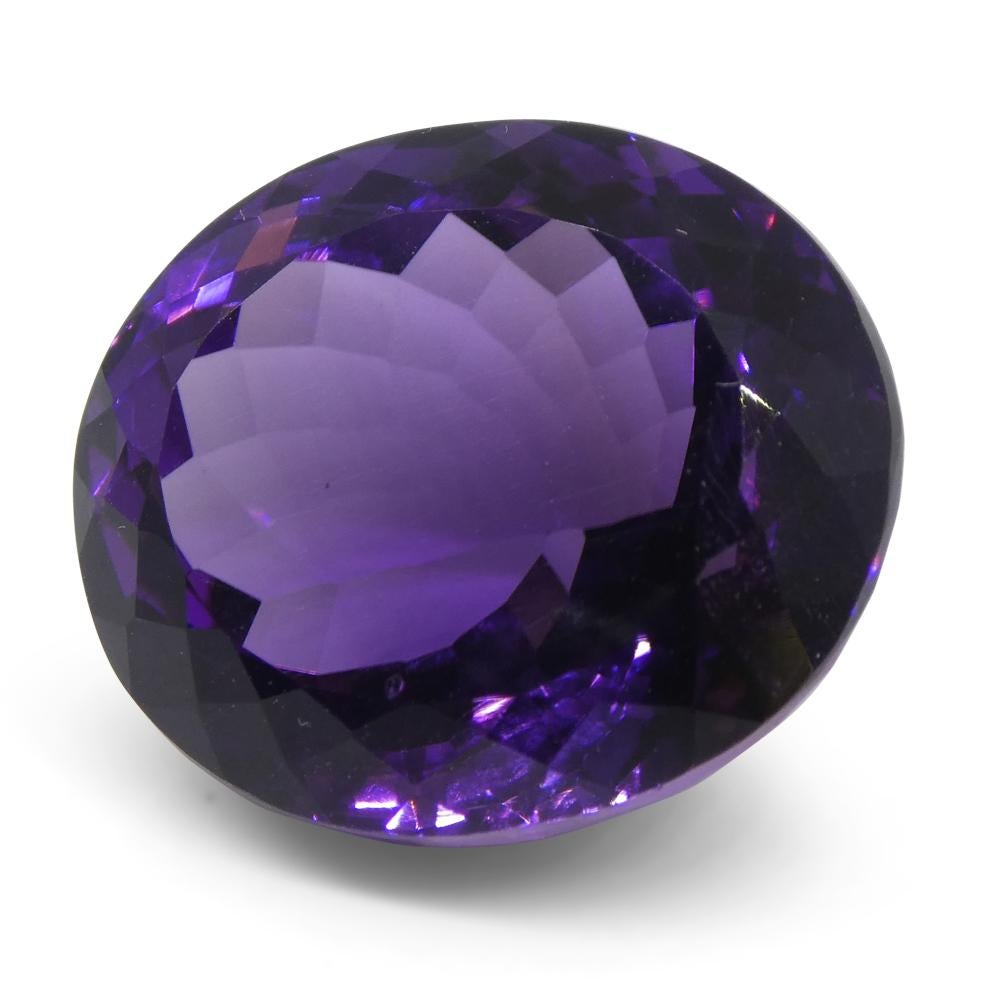 19.05 ct Oval Amethyst For Sale 1