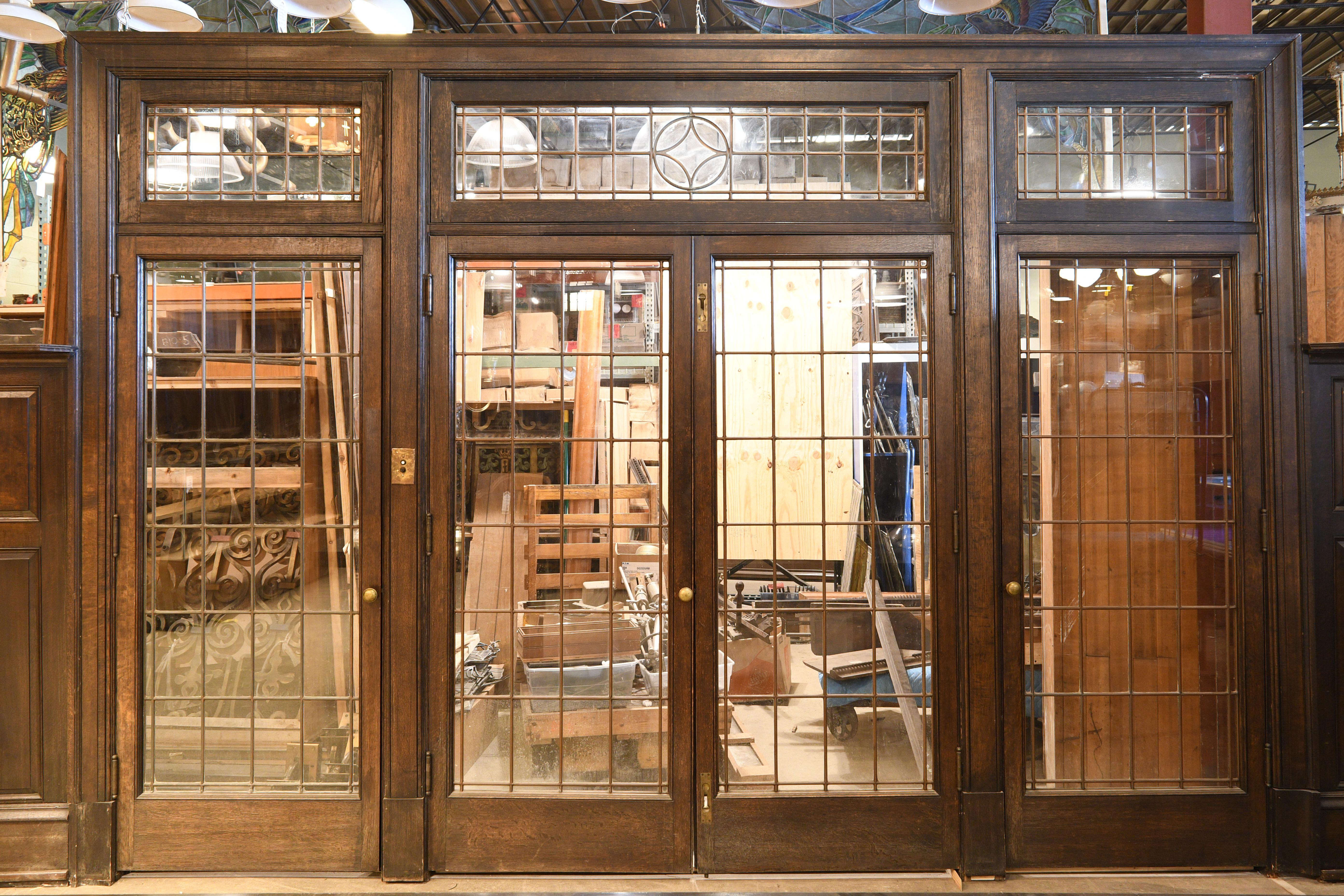 1905 Dark Oak Paneled Dining Room 7