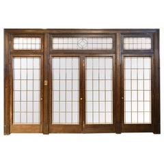 Used 1905 Dark Oak Transom Four Door Unit